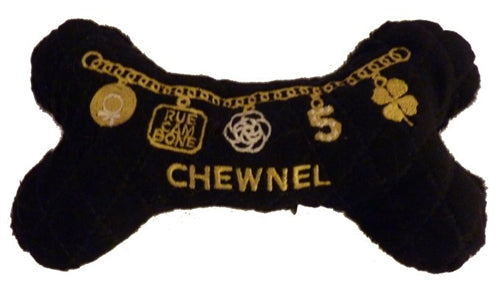 Chewnel Bone Little Black Dress Dog Toy
