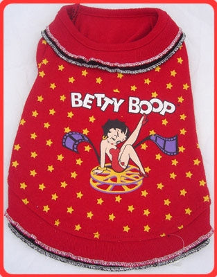 Betty Boop Movie Reel Ruffle Dog Dress