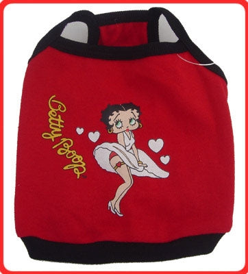Betty Boop Red Tank Top - Flying Dress